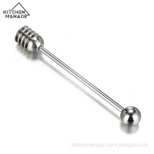 Stainless Steel Honey Spoon with Straight Handle